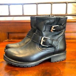 Steve Madden Black Leather Boots
